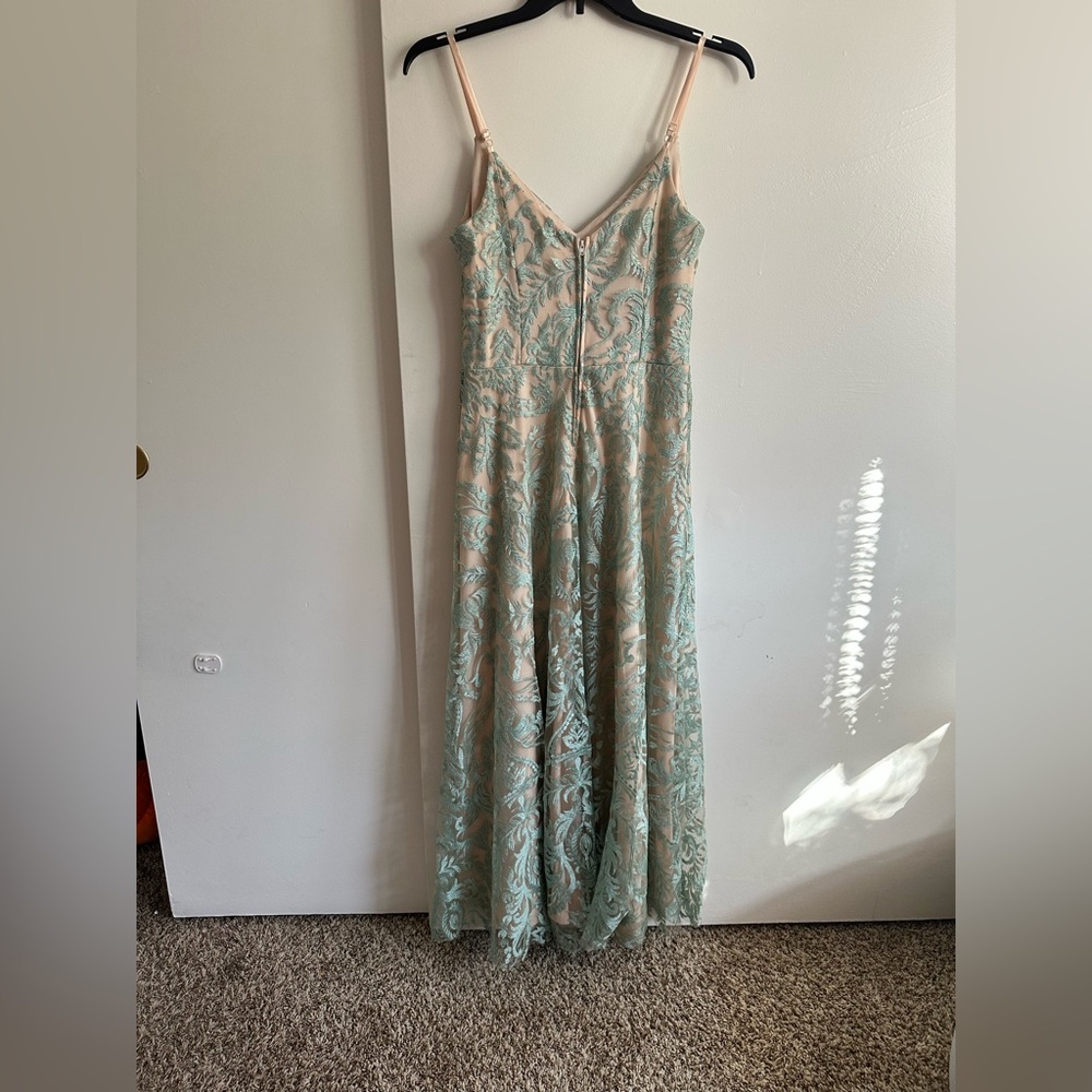 Speechless Mint Green Lace Maxi Dress - Picture 5 of 12